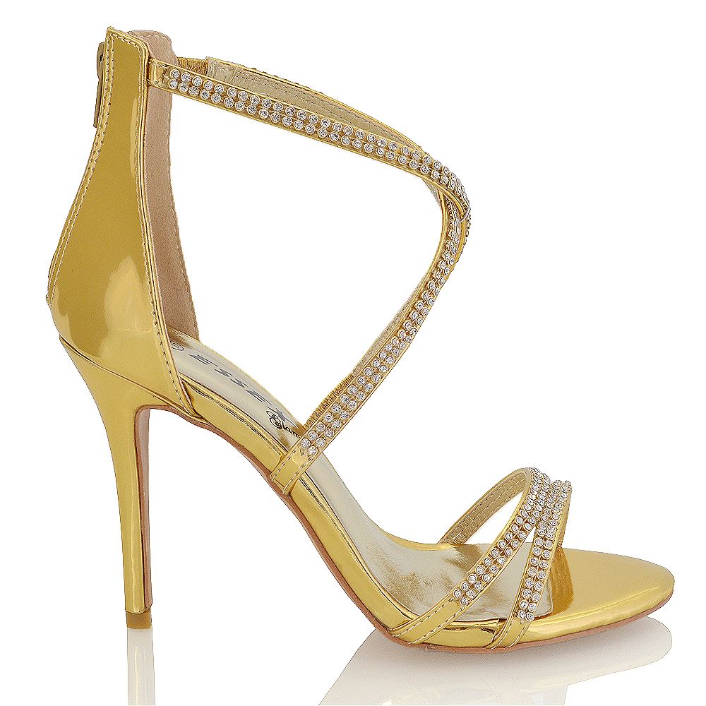 bridal strappy sandals womens stiletto high heel diamante strappy bridal strappy sandals womens stiletto high heel diamante strappy