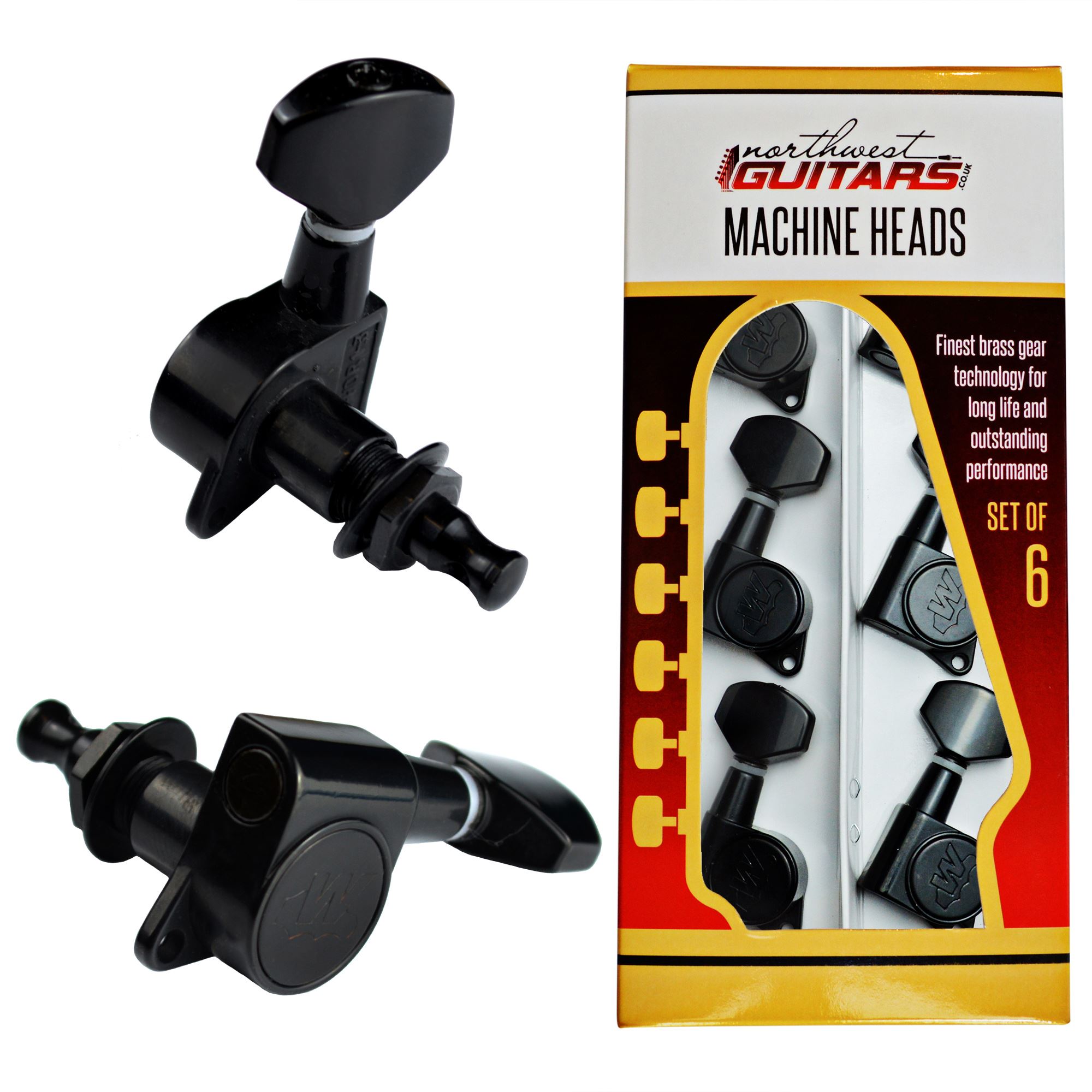 Wilkinson WJN07 EZ Lock Machine Heads Tuners for Stratocaster/Telecaster