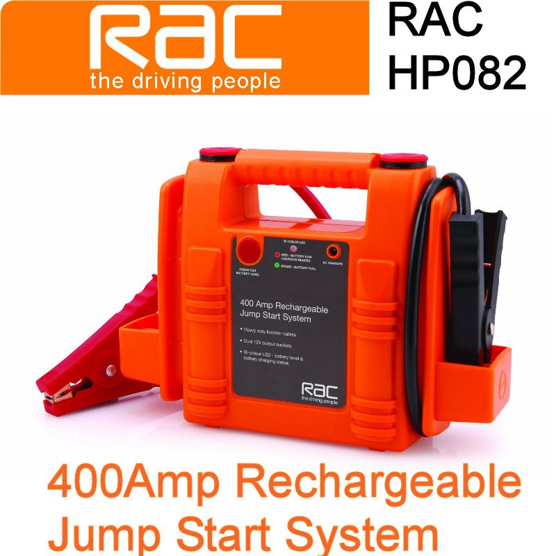 New RAC Rechargeable Car Battery Jump Starter Booster System Power Pack