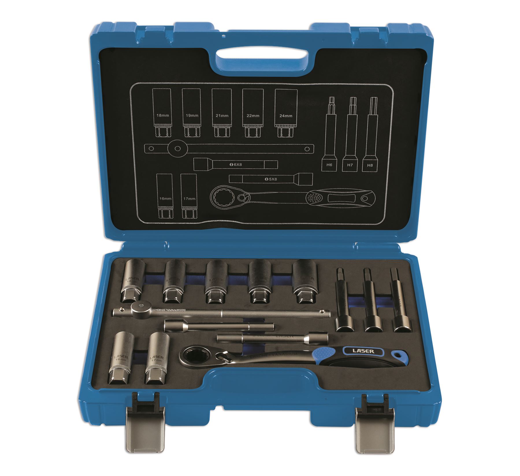 Tools Kit 14pc laser tools shock absorber tool kit 14pc 6182 ebay Tools Kit 14pc laser tools shock absorber tool kit 14pc 6182 ebay
