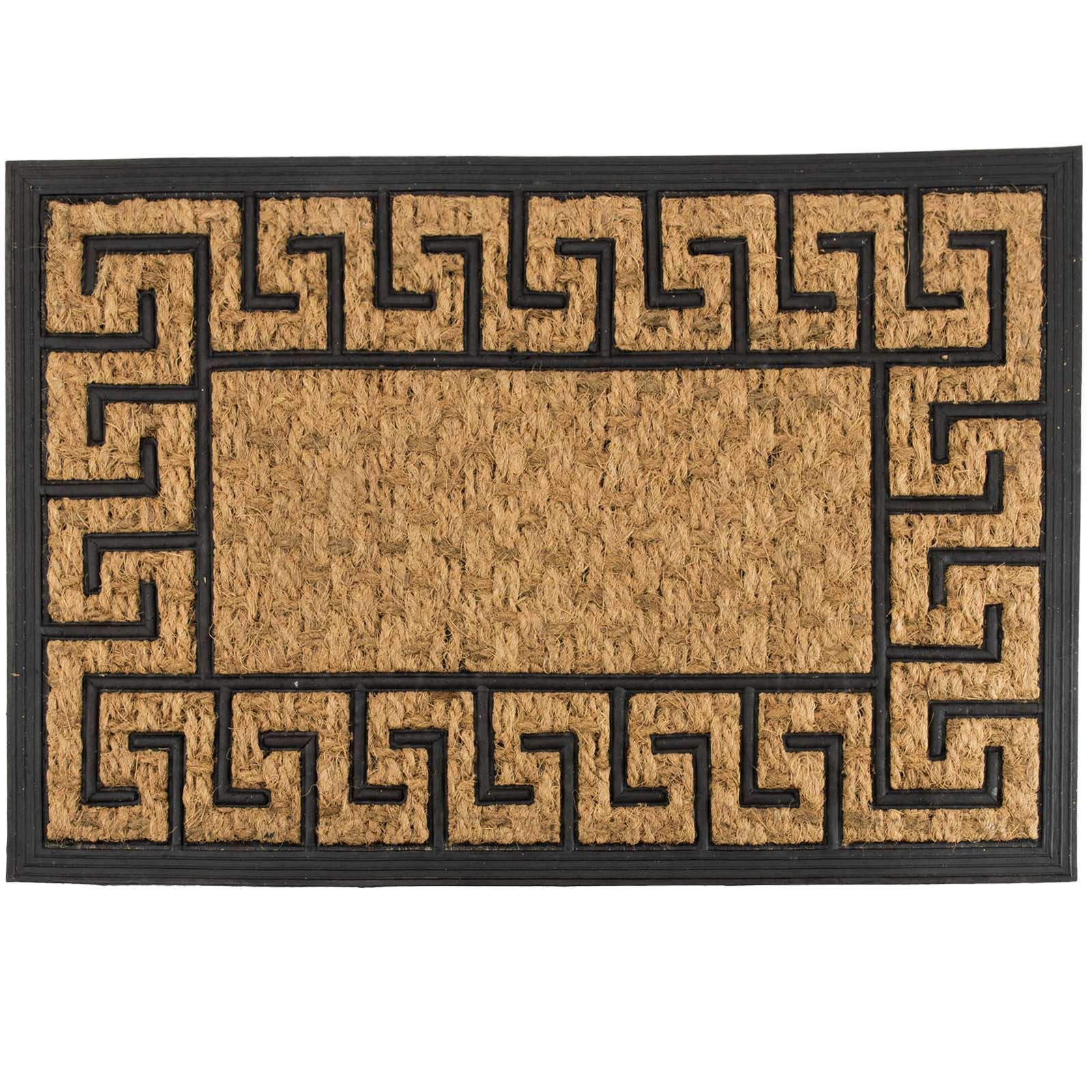 NON SLIP PVC COIR DURABLE DOOR MATS ENTRANCE DOORMAT INDOOR OUTDOOR MAT