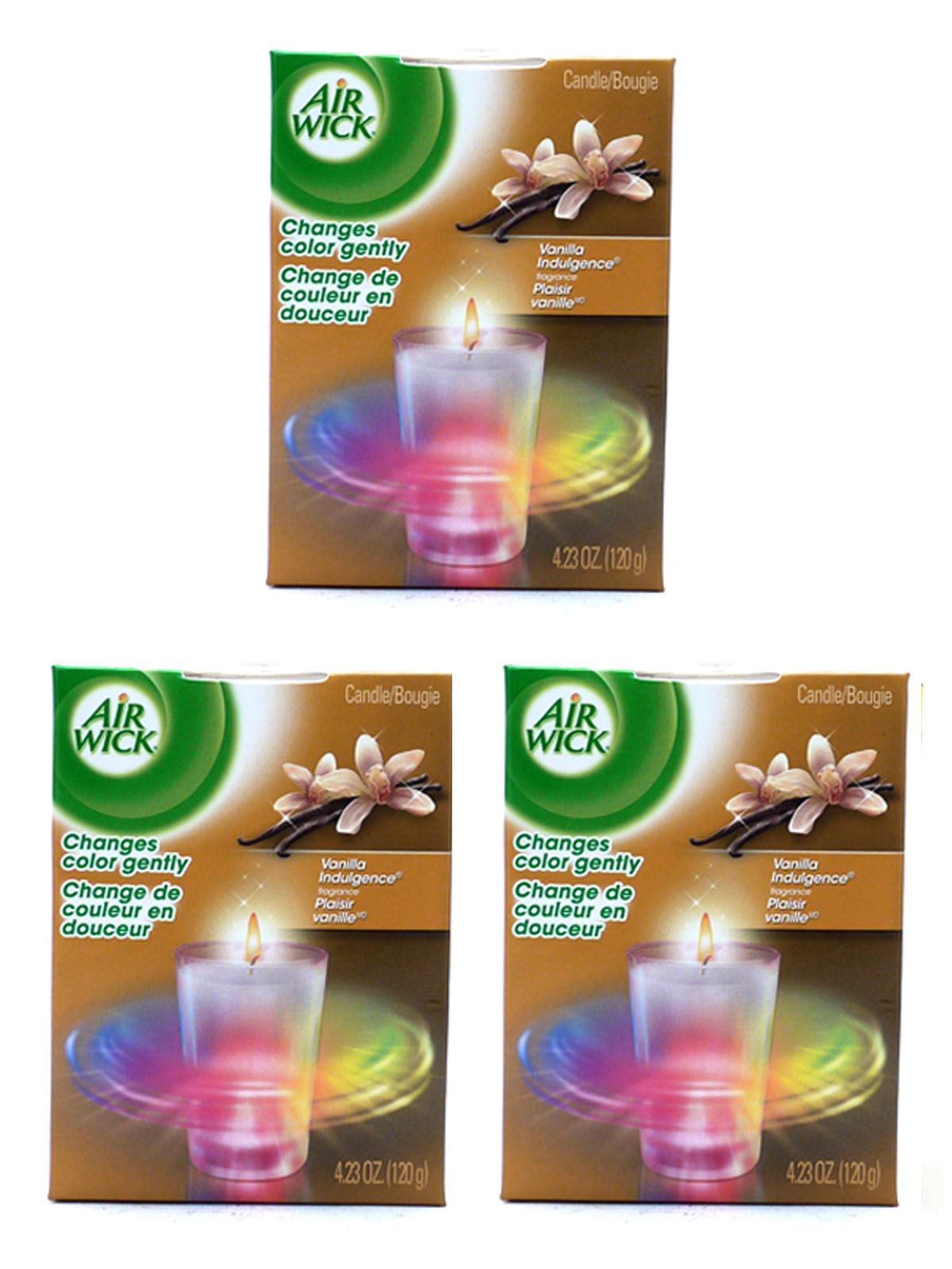 3 x AIR WICK COLOUR CHANGING CANDLES (Choose Fragrance) Air Wick Multi