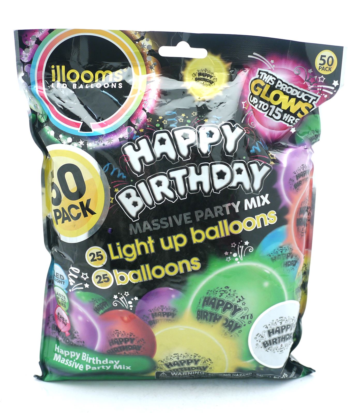 ILLOOMS LIGHT UP BALLOONS LED PARTY BALLOON GLOW EVENT BIRTHDAY