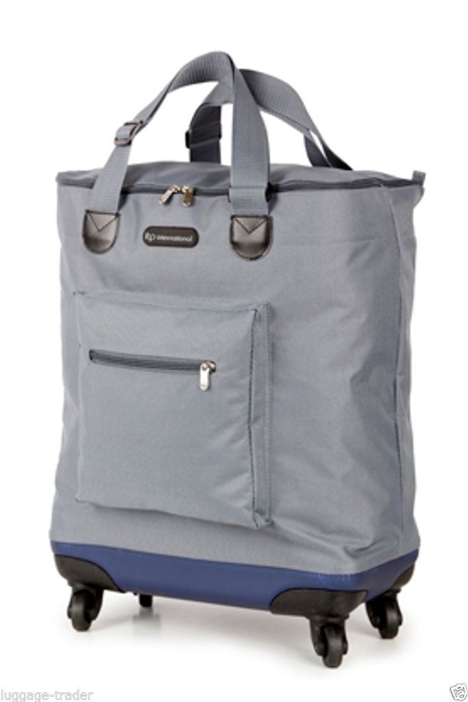 Lightweight 4 Wheel Cabin Travel Bag Suitcase Case Hand Luggage Trolley Holdall eBay