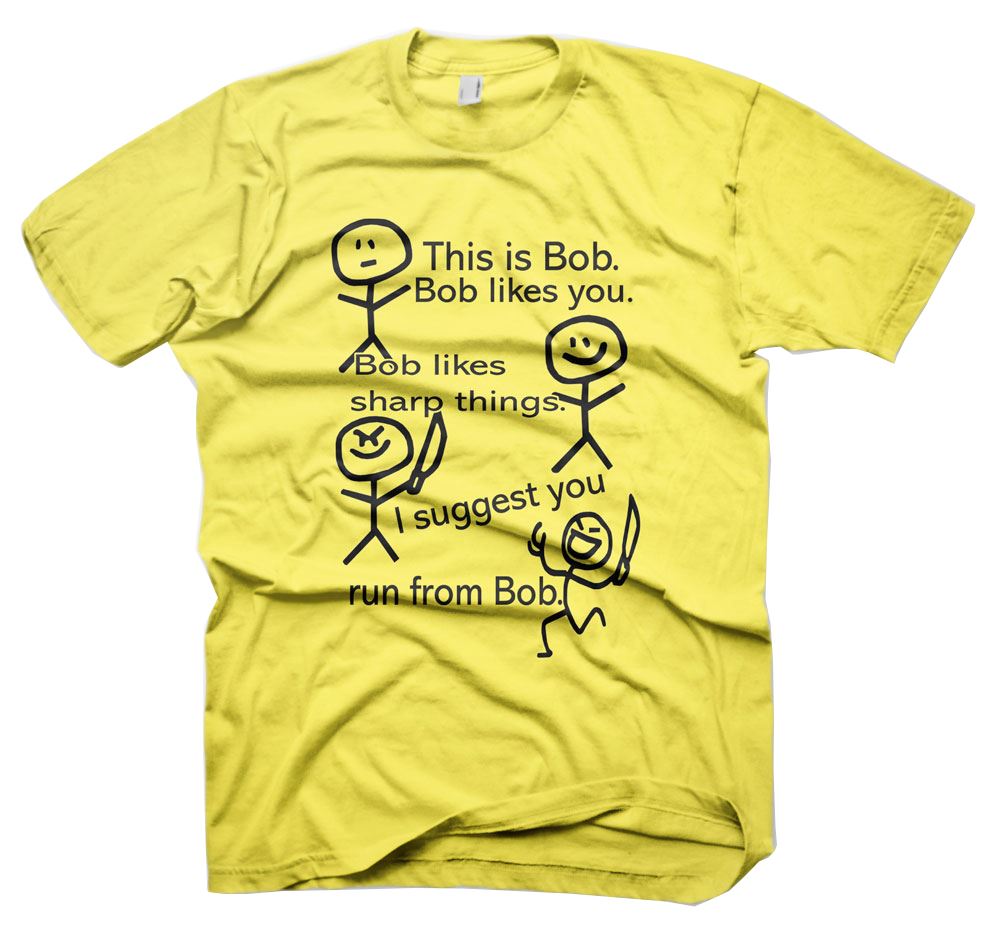 Mens Funny Sayings Slogans tshirts & TopsThis Is Bob TShirt eBay