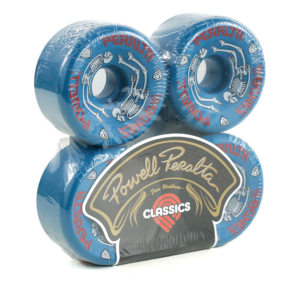 Powell Peralta G Bones 2 97A Pro Skateboard Wheels Blue 64mm Set Of 4
