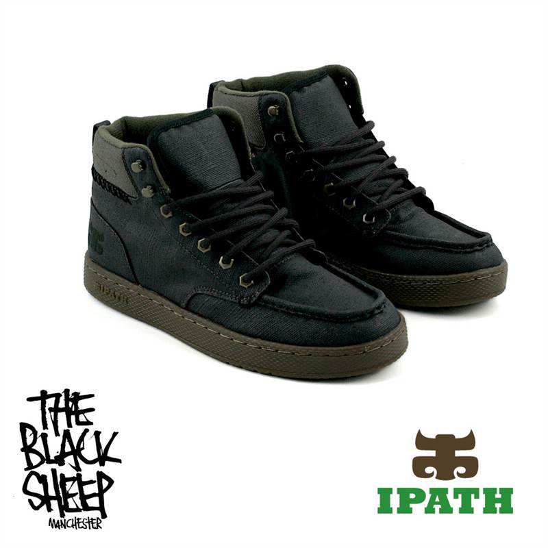 IPATH FOOTWEAR ABOOT WAXED AFTER DARK HEMP UK 8 MENS SKATE SHOES