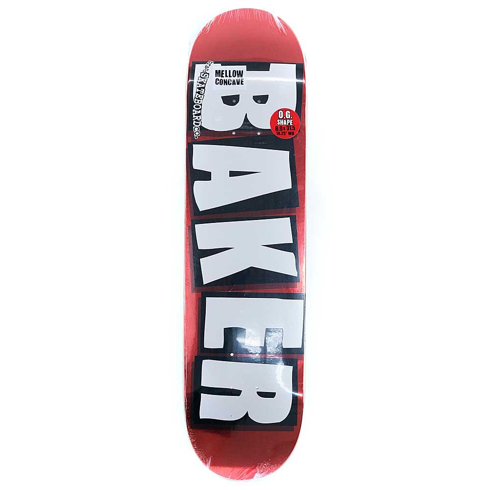 Skateboard Element Baker Brand Logo Red 8.0