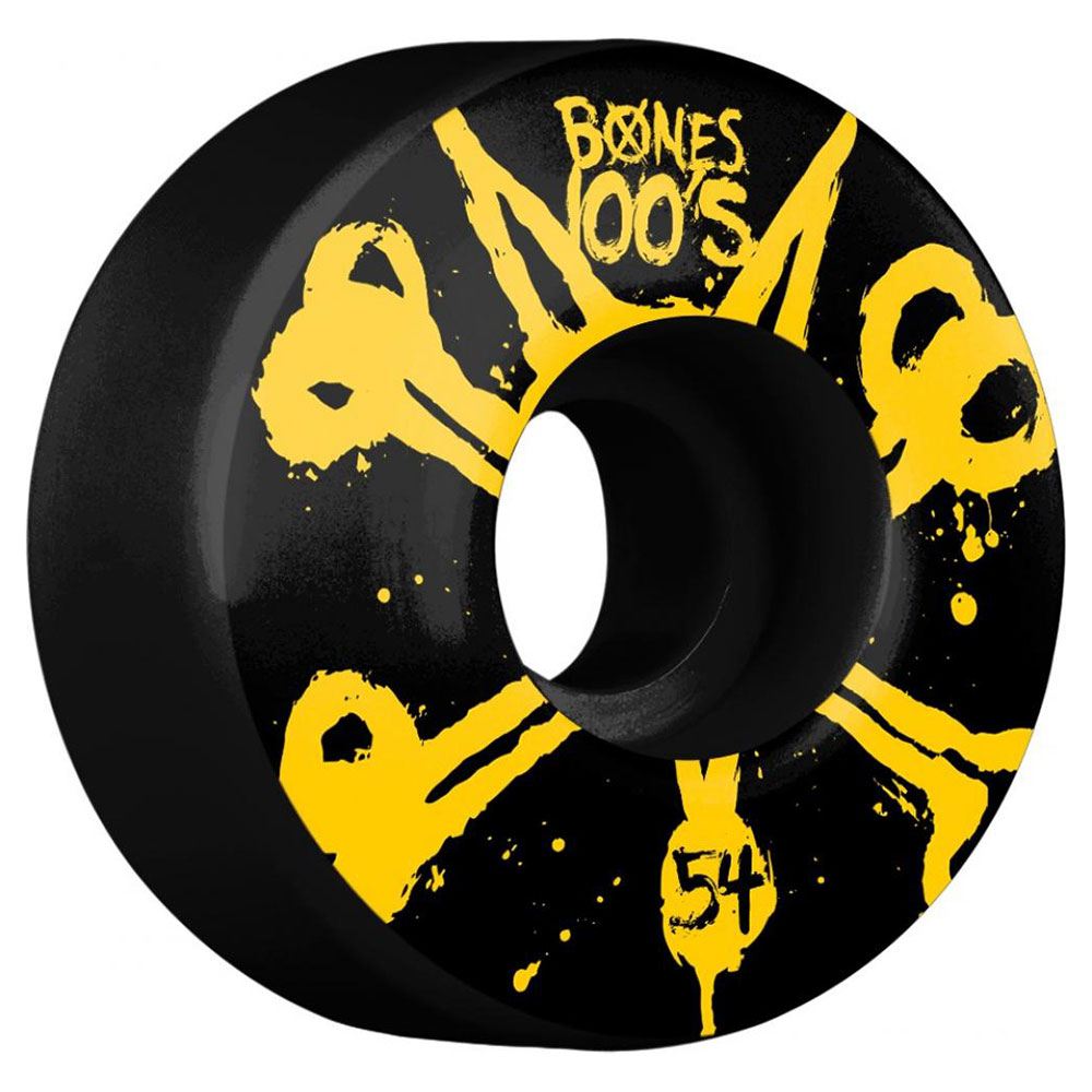Bones Wheels OG 100s 10 Skateboard Wheels V4 Black 54mm Skate New Free