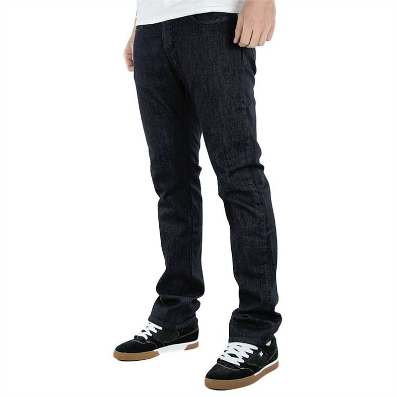 KREW CLOTHING SLIM FIT DENIM DARK BLUE SKATEBOARD SKATE STREET WEAR