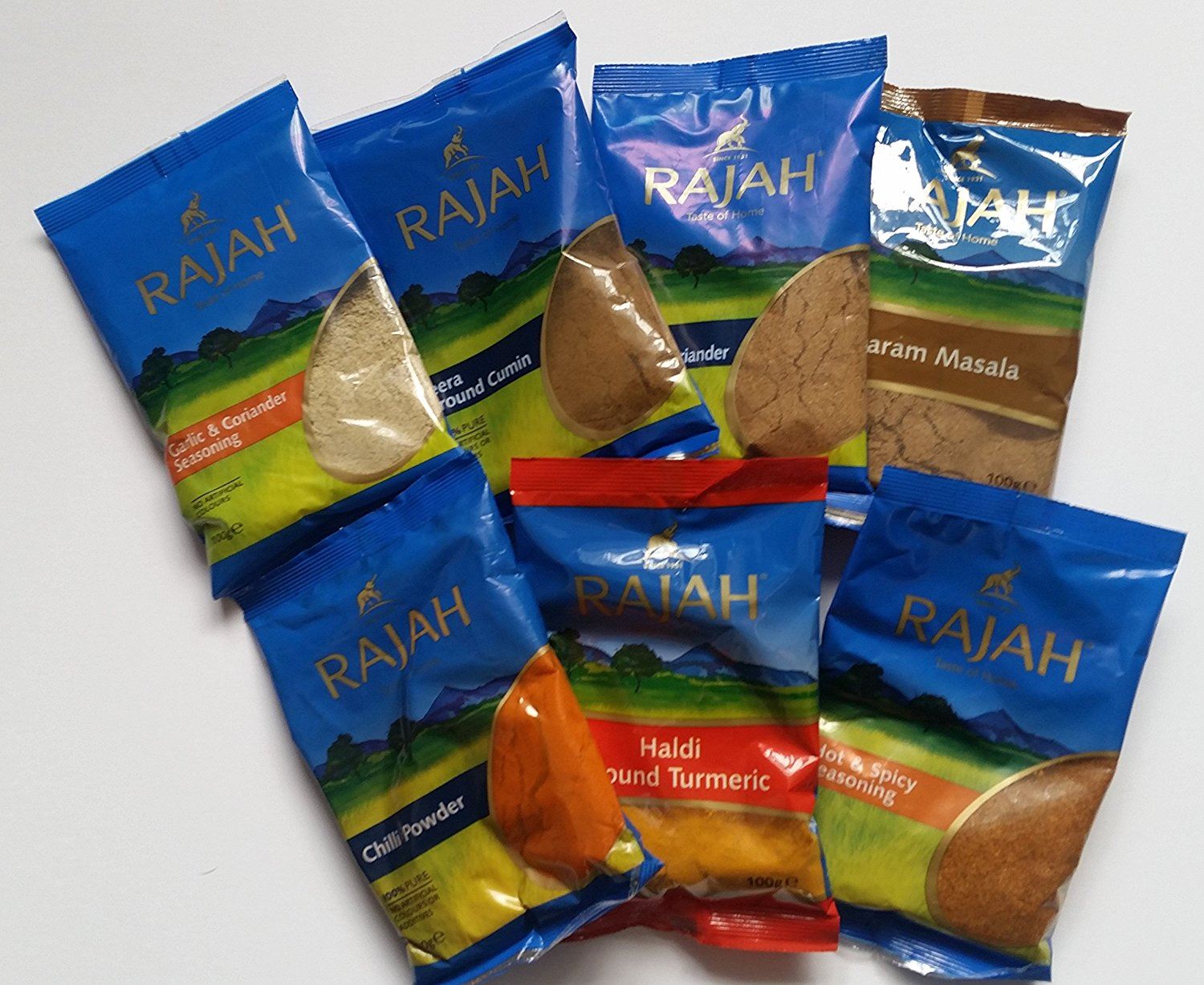 Rajah Curry Spice Kit (7 Packets) eBay
