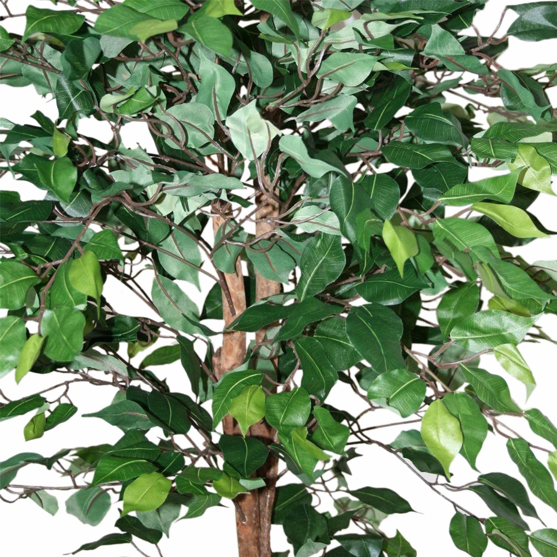 Large Artificial Replica Office House Plants Silk Flowers Red Roses