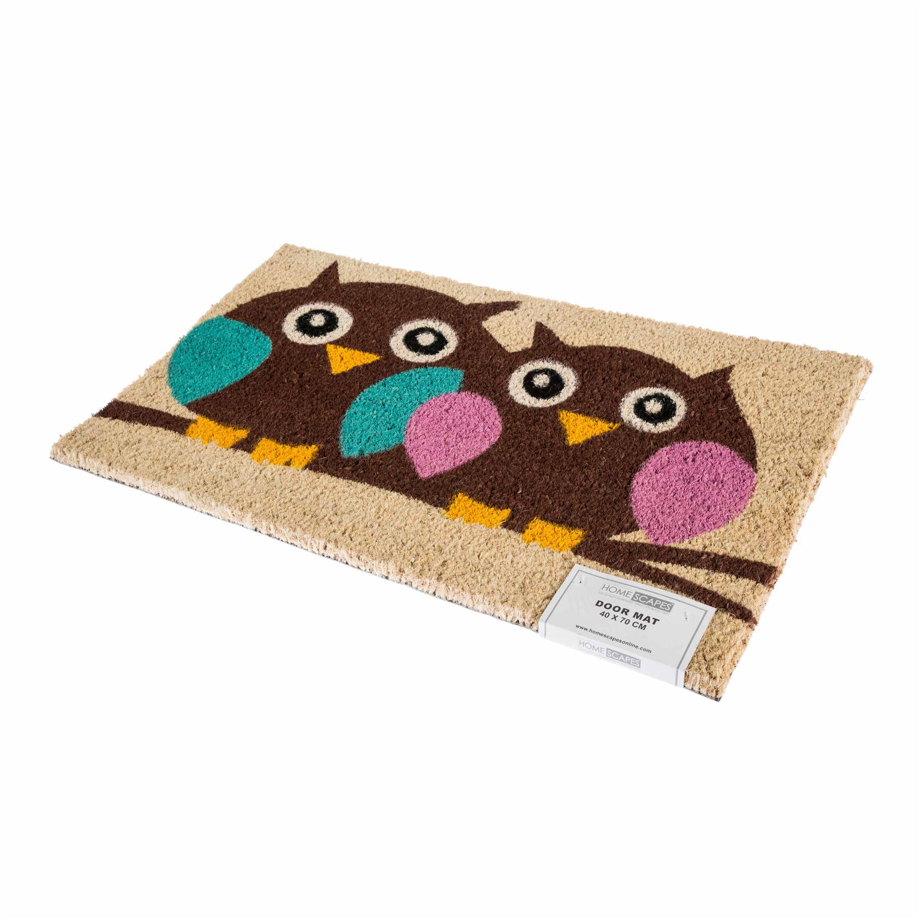 Novelty Natural Coir Door Mat Heavy Duty Indoor Outdoor Floor Entrance