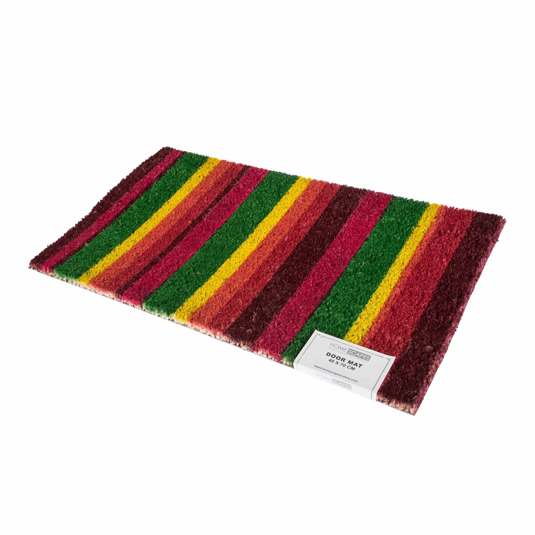 Novelty Natural Coir Door Mat Heavy Duty Indoor Outdoor Floor Entrance