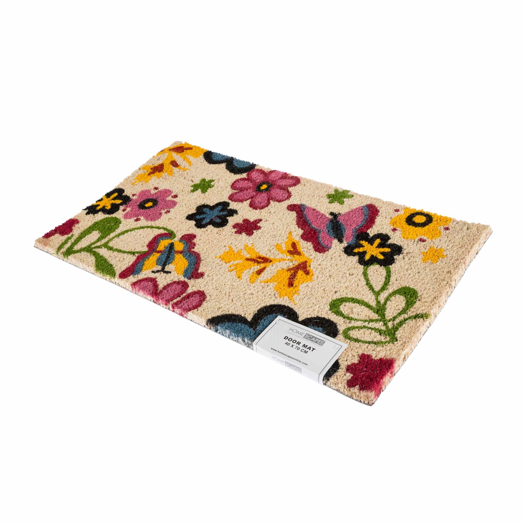 Novelty Natural Coir Door Mat Heavy Duty Indoor Outdoor Floor Entrance