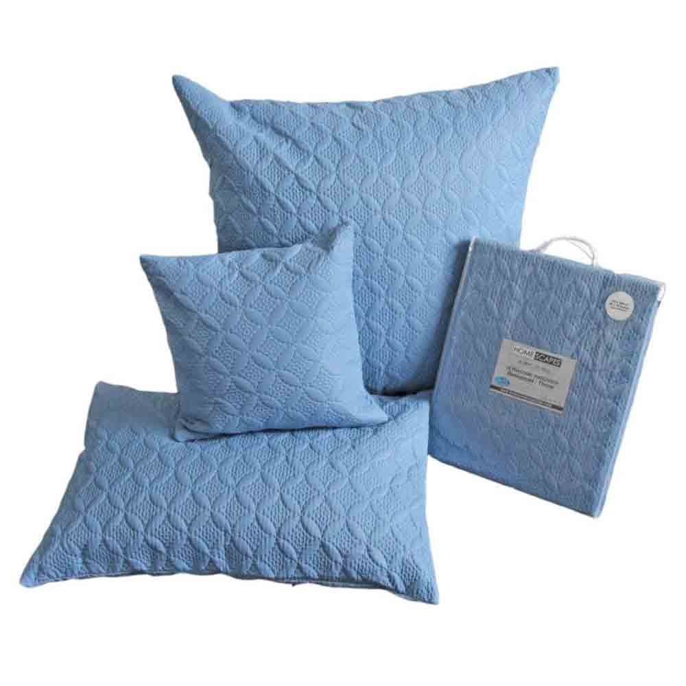 Ultrasonic Quilted Large Filled Cushion Covers Cotton Decorative