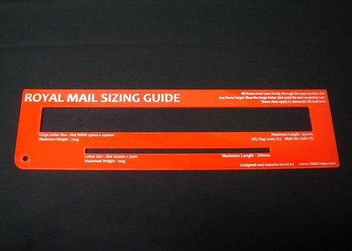 Royal Mail Postage / Postal Template Size PiP PPI Guide / Package Ruler ...