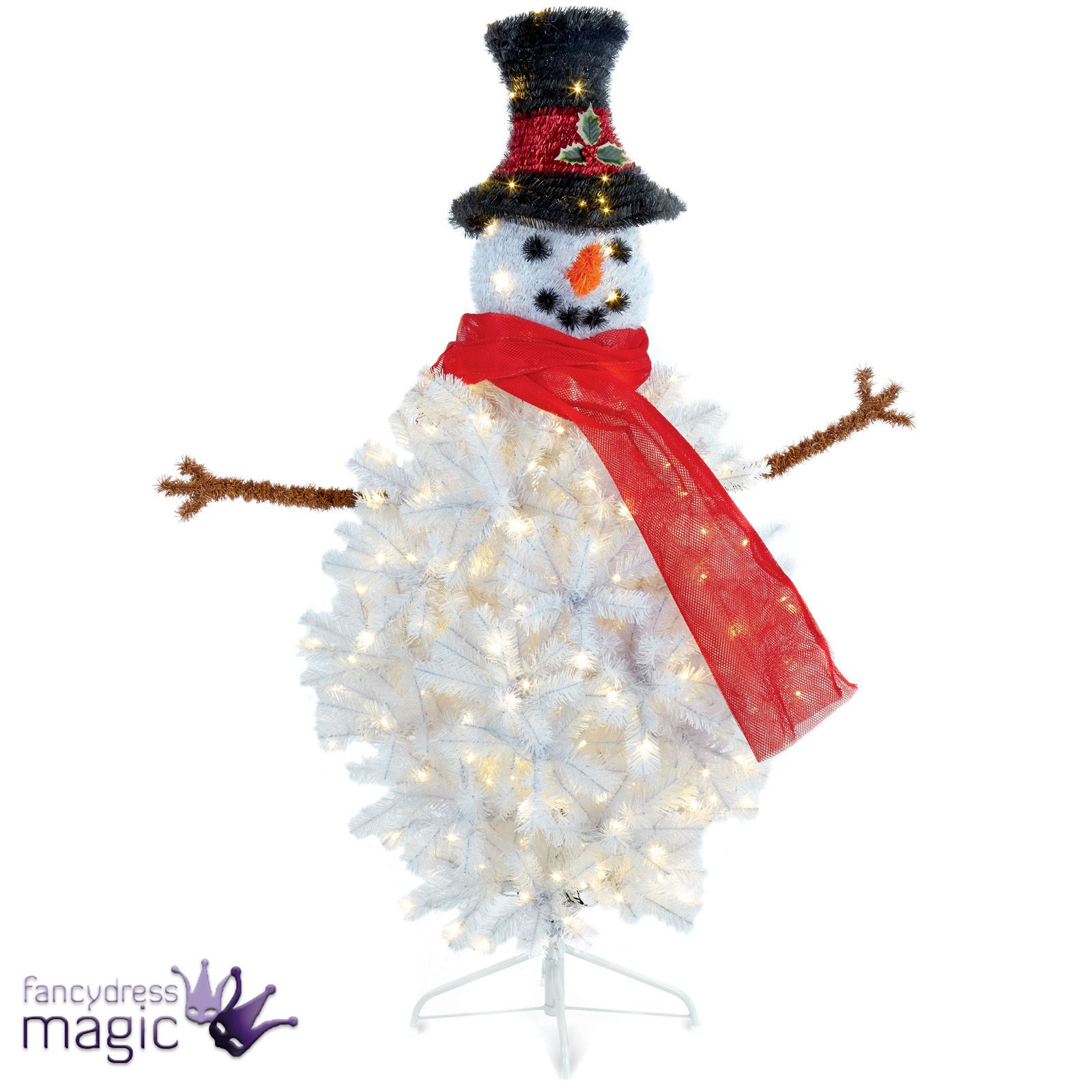 1 35m pre lit santa snowman tree pvc indoor outdoor hinged 1 35m pre lit santa snowman tree pvc indoor outdoor hinged