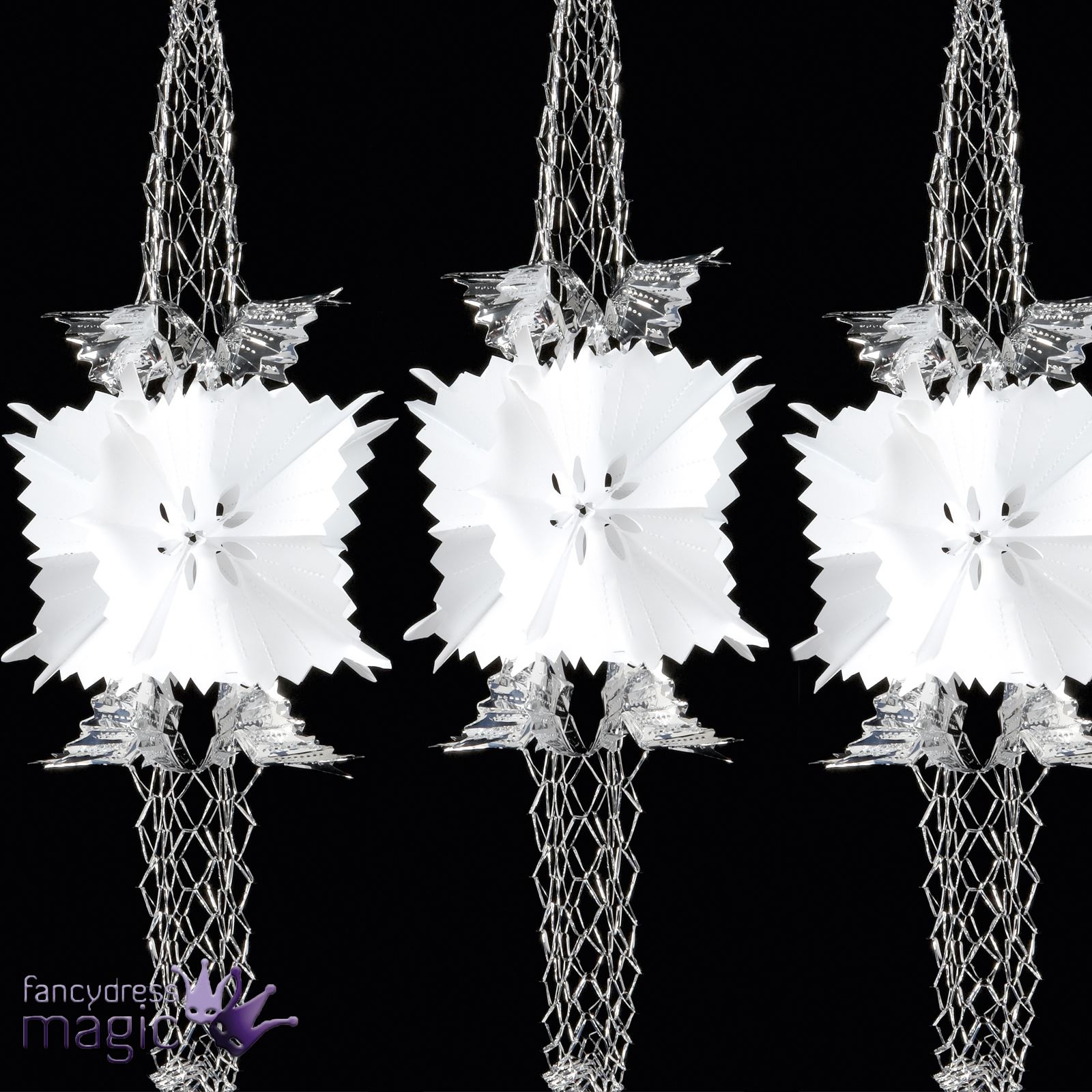 2 7m x 20cm 4 section pull out garland foil ceiling 2 7m x 20cm 4 section pull out garland foil ceiling