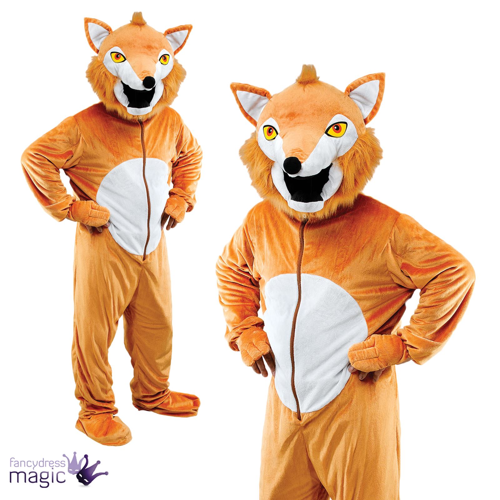 Adult Mens Ladies Jumbo Big Head Mascot Onesie Fancy Dress Animal