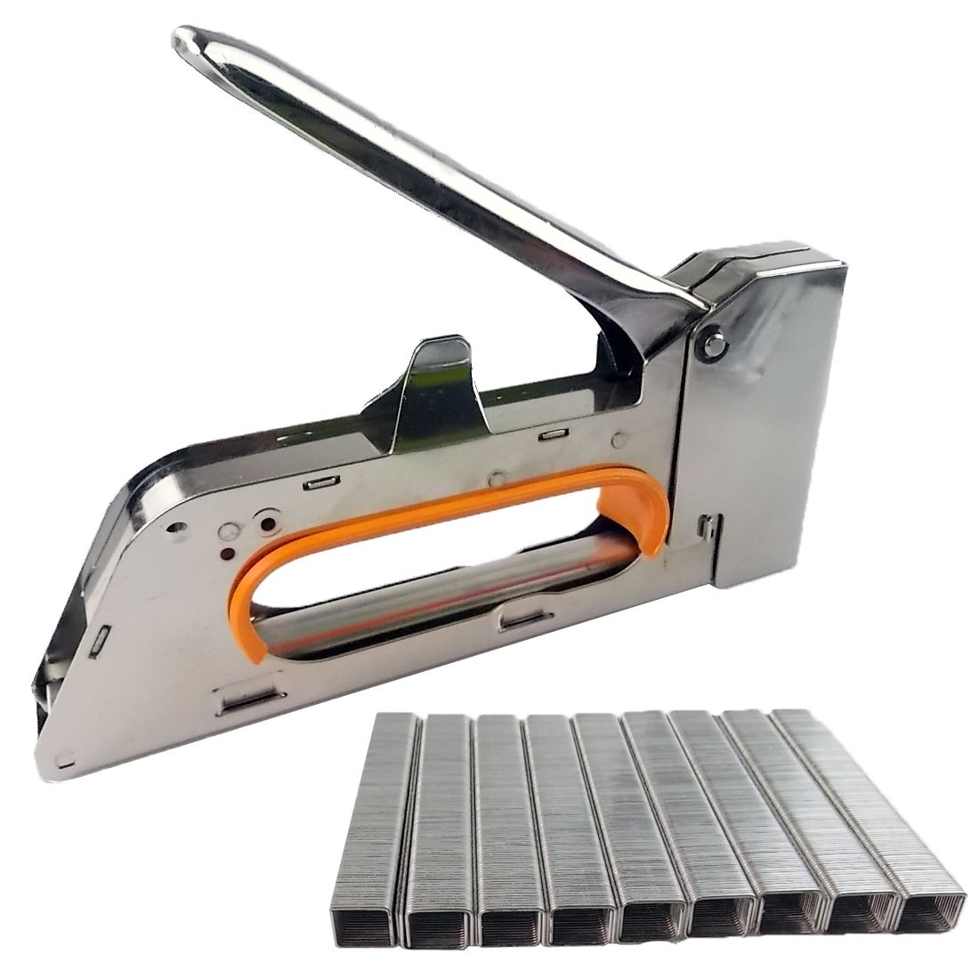 Heavy Duty Tacker Staple Gun 4/6/8mm Upholstery Stapler With 2500 x