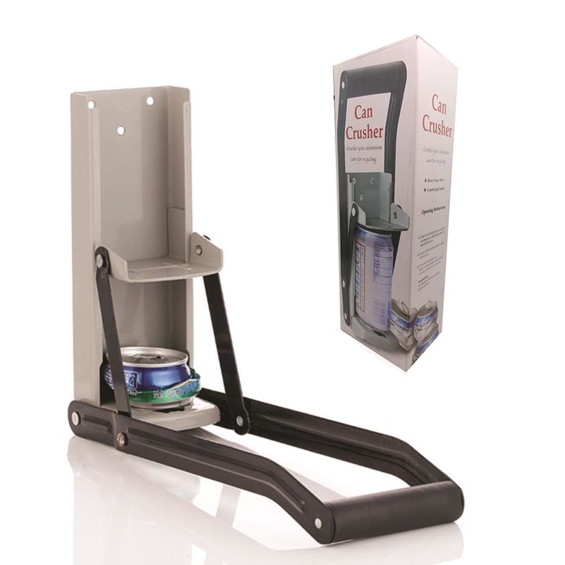 NEW 16oz 500ml Large Beer Tin Can Crusher Wall Mounted Recycling Tool