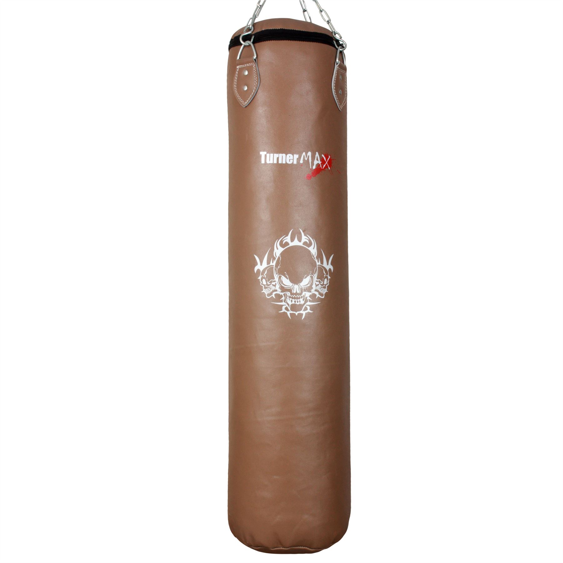 TurnerMAX echtem Rindsleder Boxing Boxsack Schwere Boxsack Natur eBay