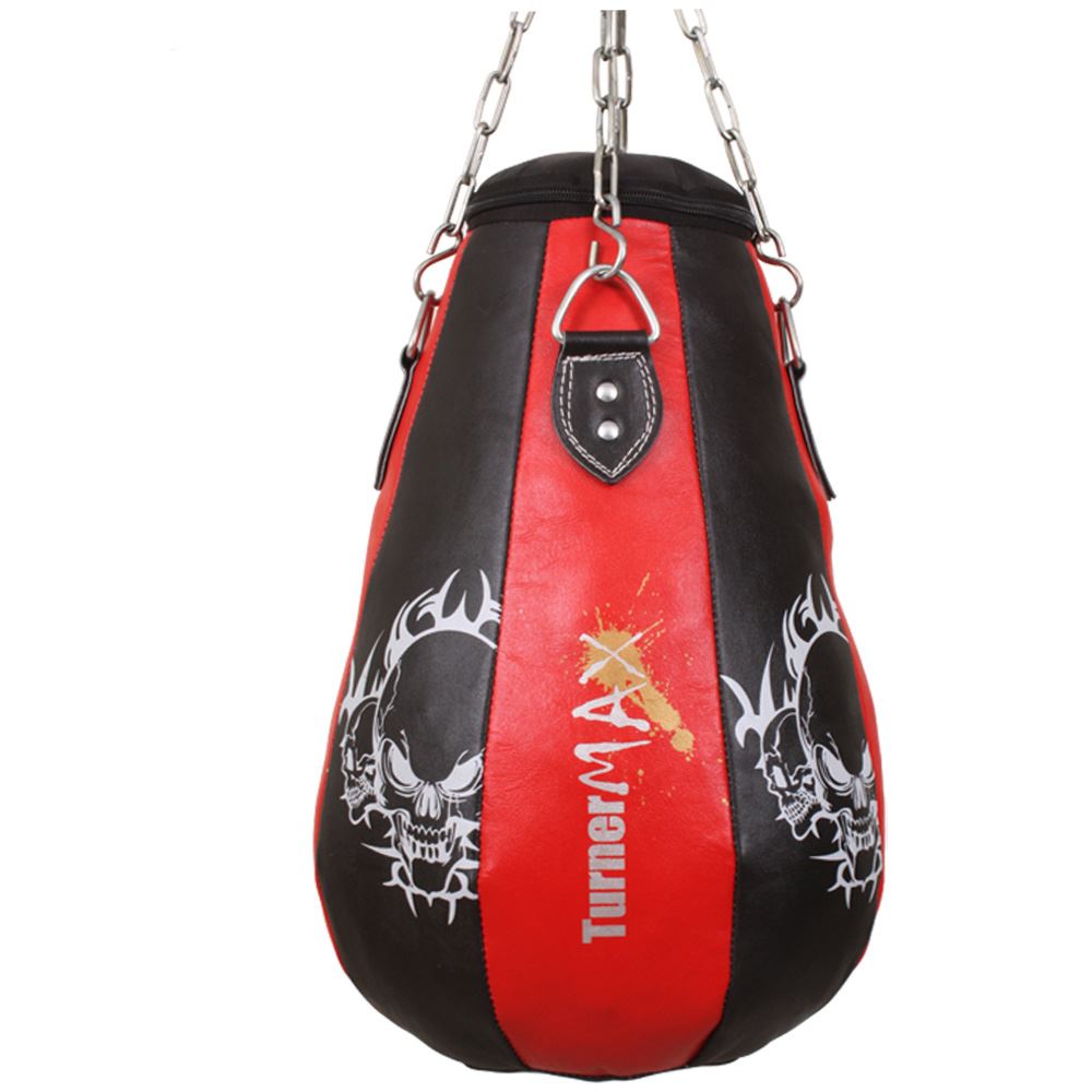 TurnerMAX Leather Maize Bag Boxing Exercise Training MMA Martial Arts