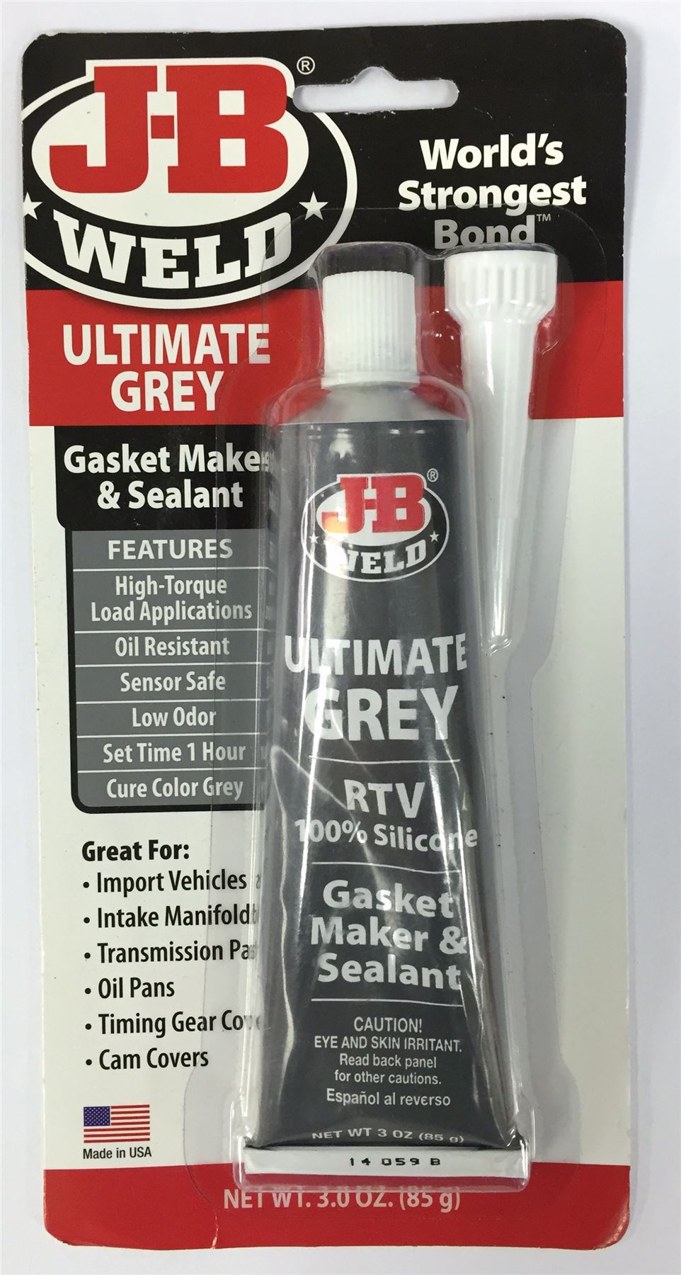 JB Weld Ultimate Grey RTV 100 Silicone Gasket Maker & Sealant 85g (32327) eBay