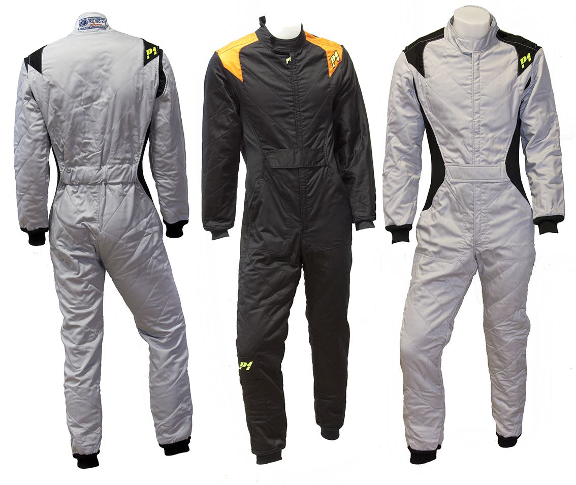 P1 Racewear Passion3 Race, Rally Suit 3Layer FIA 88562000 Black or