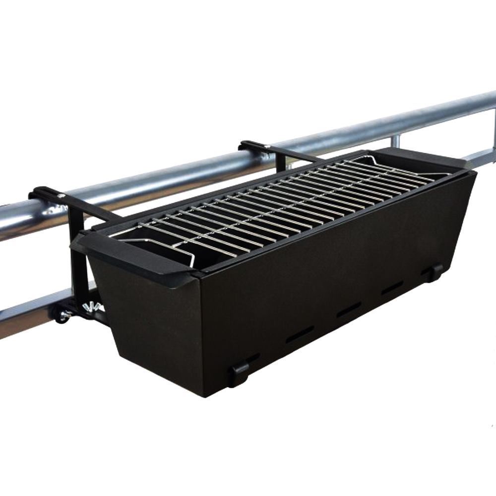 Balcony BBQ Portable Charcoal Space Saver Hanging Barbecue Grill eBay