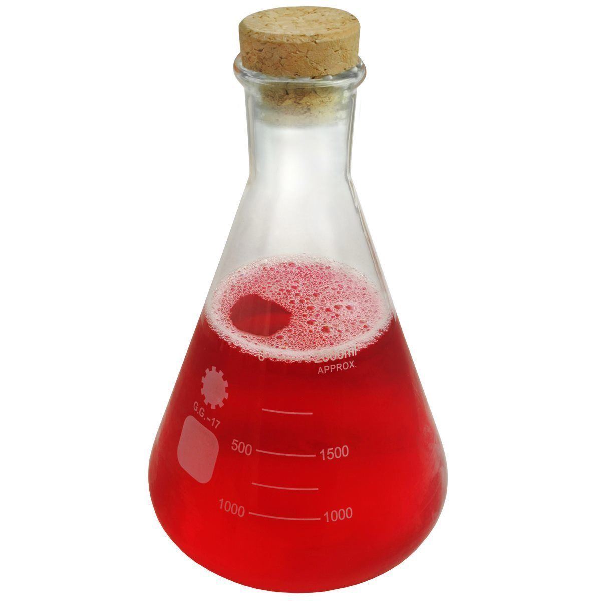 Drinks Lab Erlenmeyer Flask Chemistry Wine Decanter Water and Cocktail