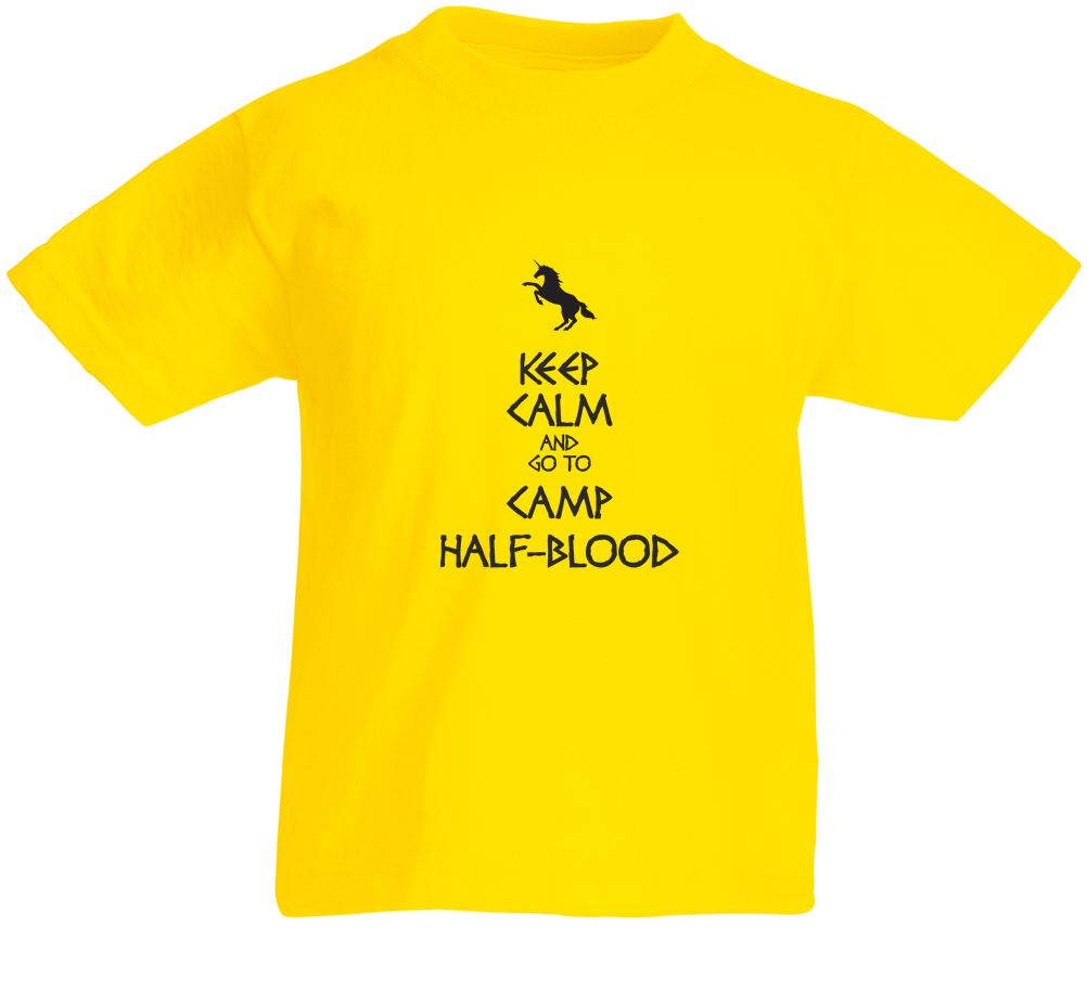 Keep Calm And Go To Camp Half-Blood, Kids Printed T-Shirt | eBay