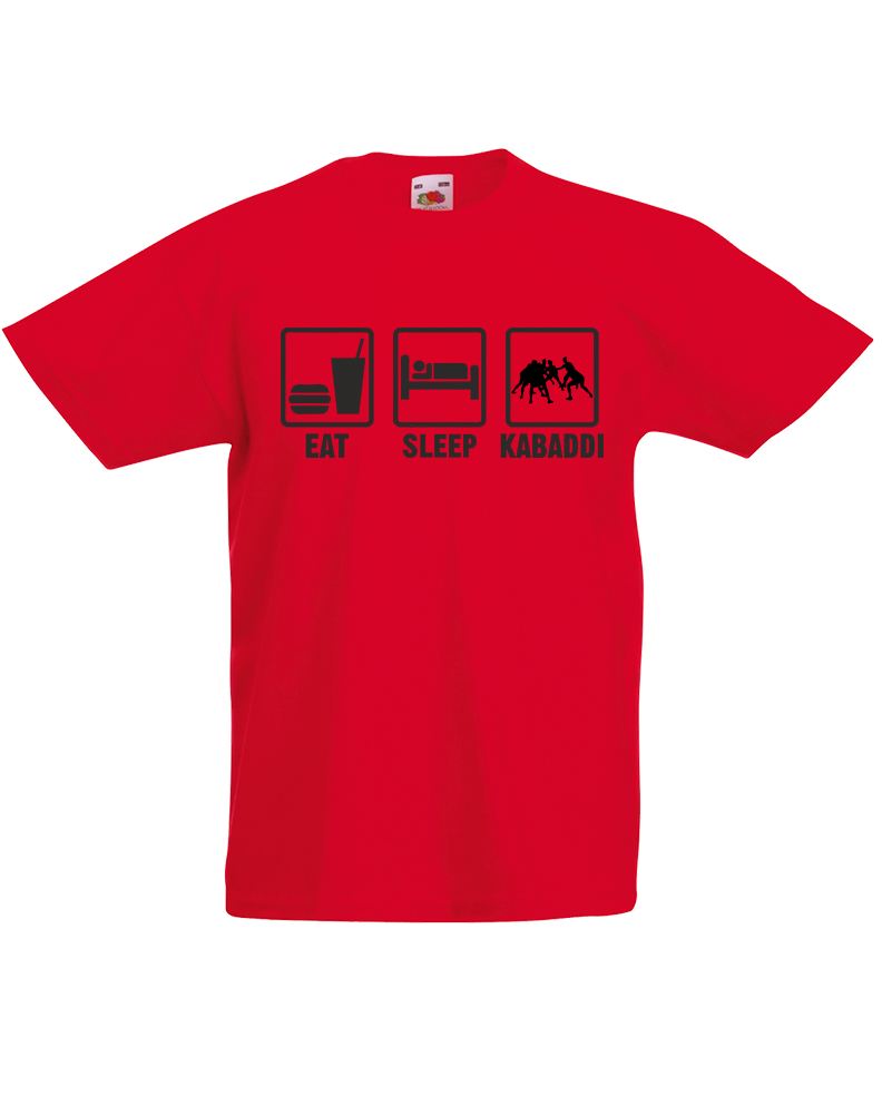kabaddi printed t shirt