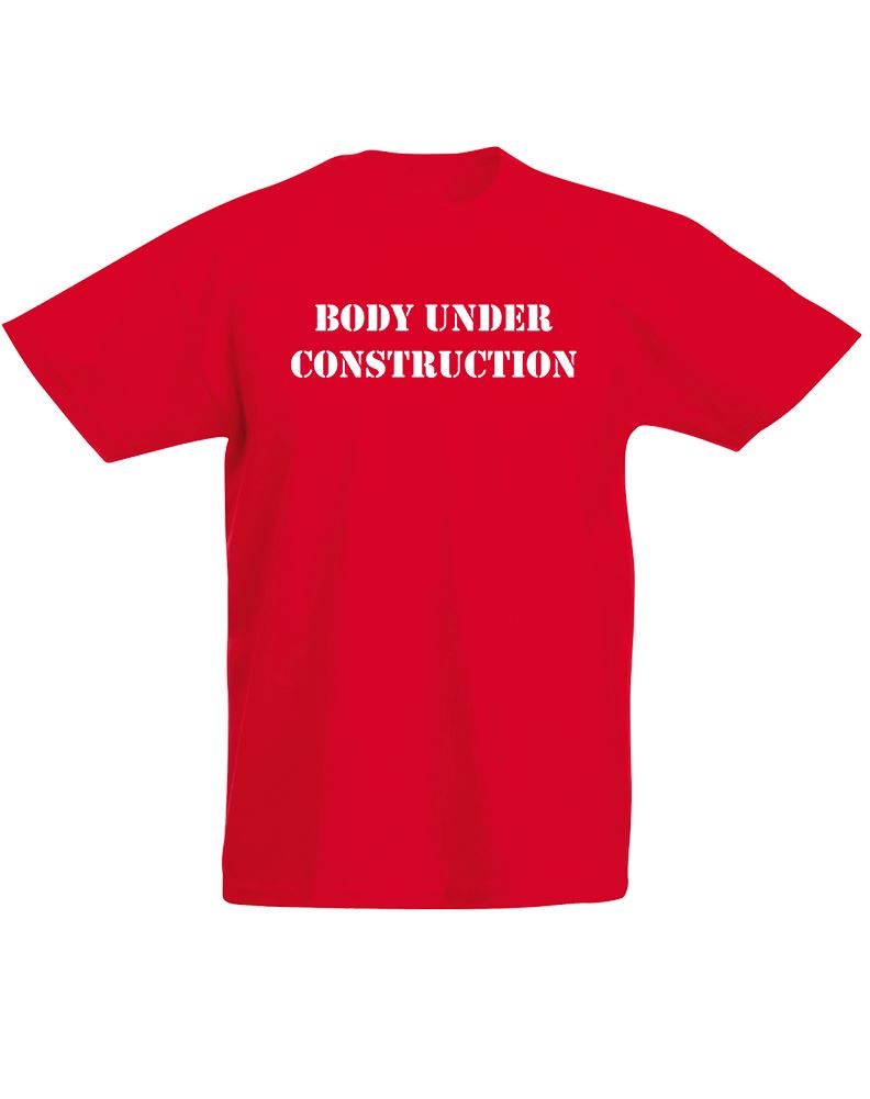 Body Under Construction, Kids Printed TShirt eBay