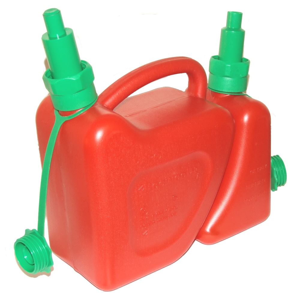 Rocwood Chainsaw Combican Combi Can Chain Oil & Petrol Fuel Anti Spill