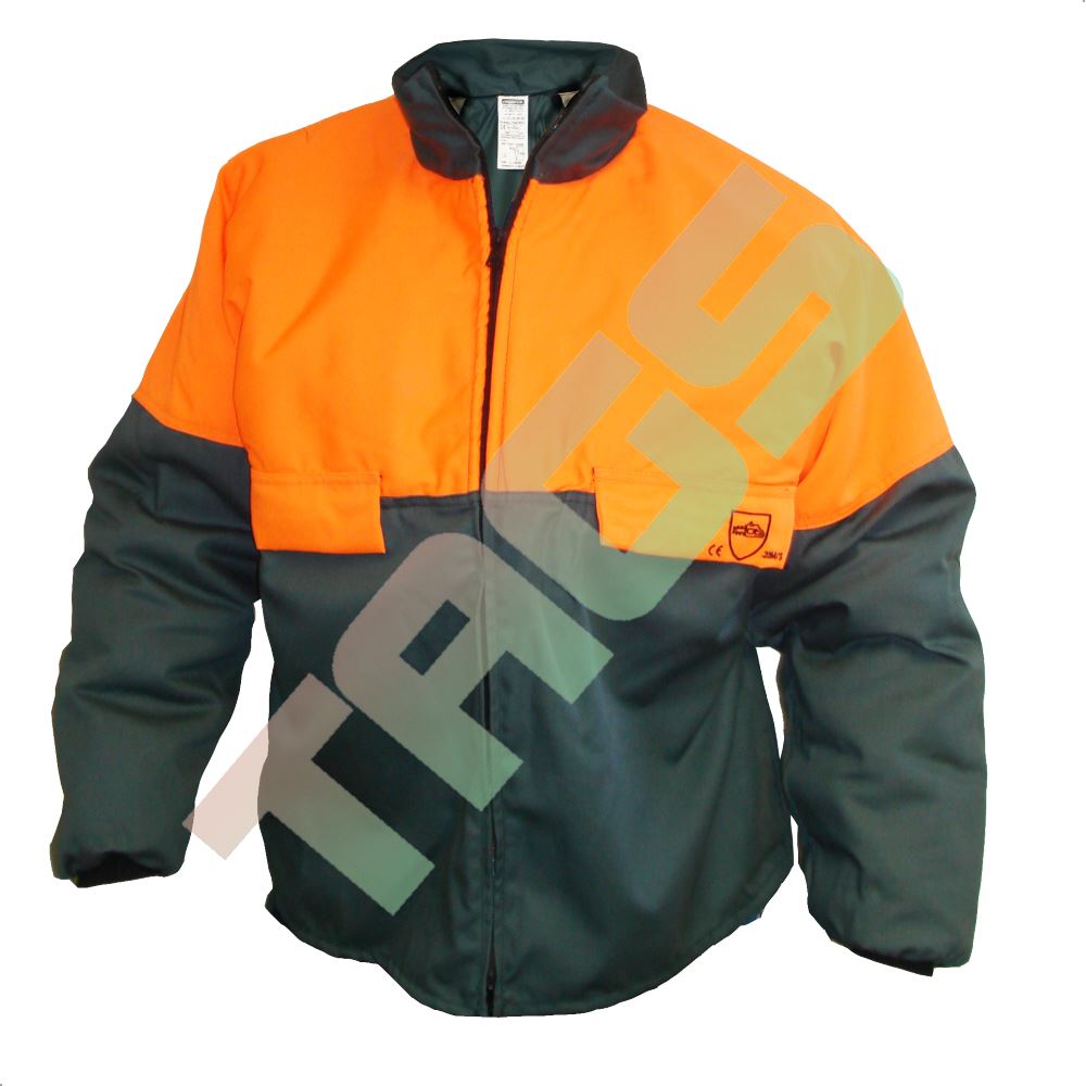 Green Orange Chainsaw Jacket Class 1 Type A Protection 42" Chest, Large eBay