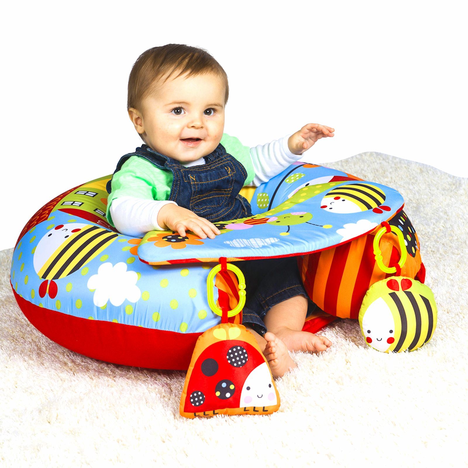 Red Kite Sit Me Up Garden Gang Inflatable Ring Baby play chair