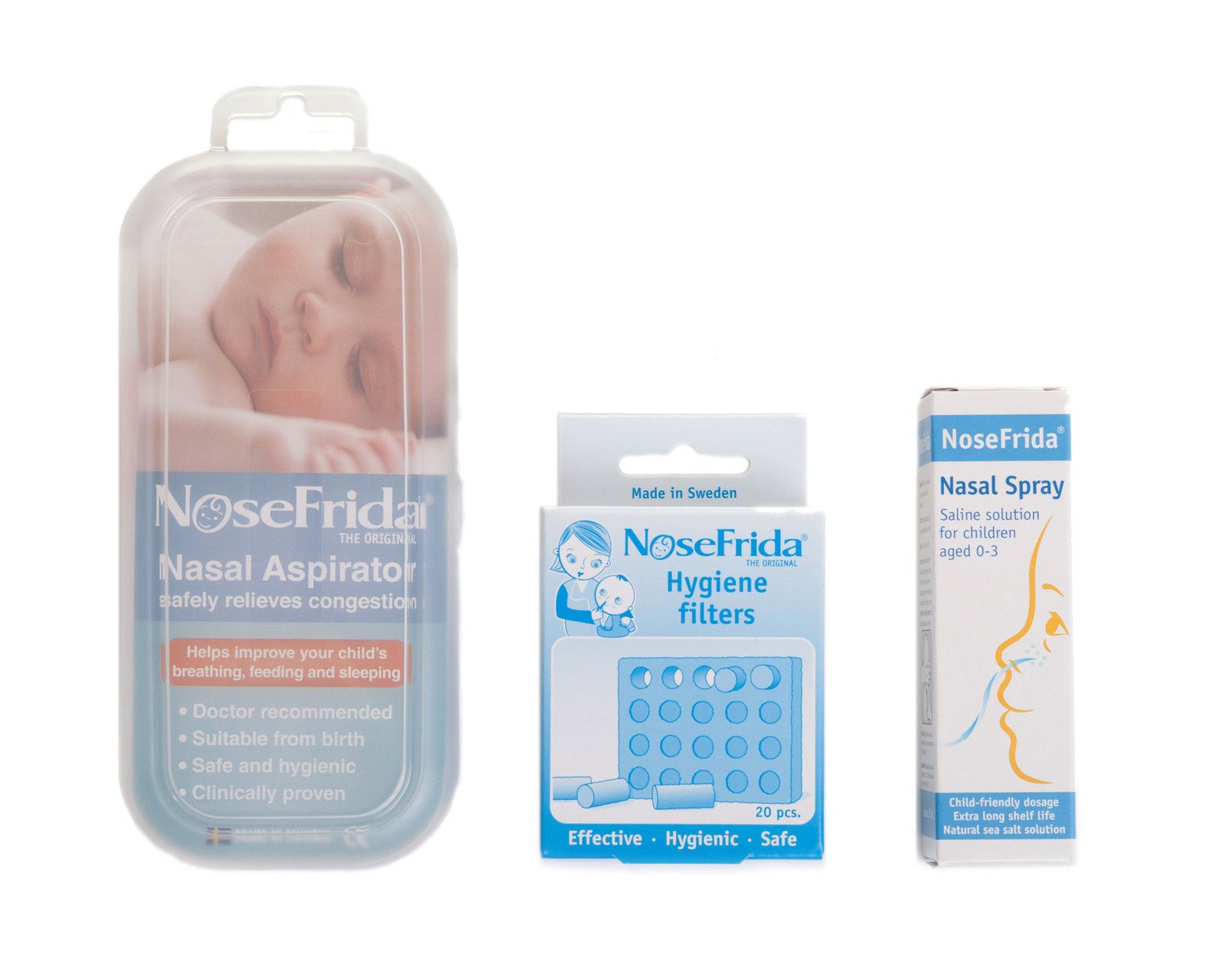 Nosefrida Baby Nasal Aspirator Spare Filters Saline Spray Nose Nosefrida Baby Nasal Aspirator Spare Filters Saline