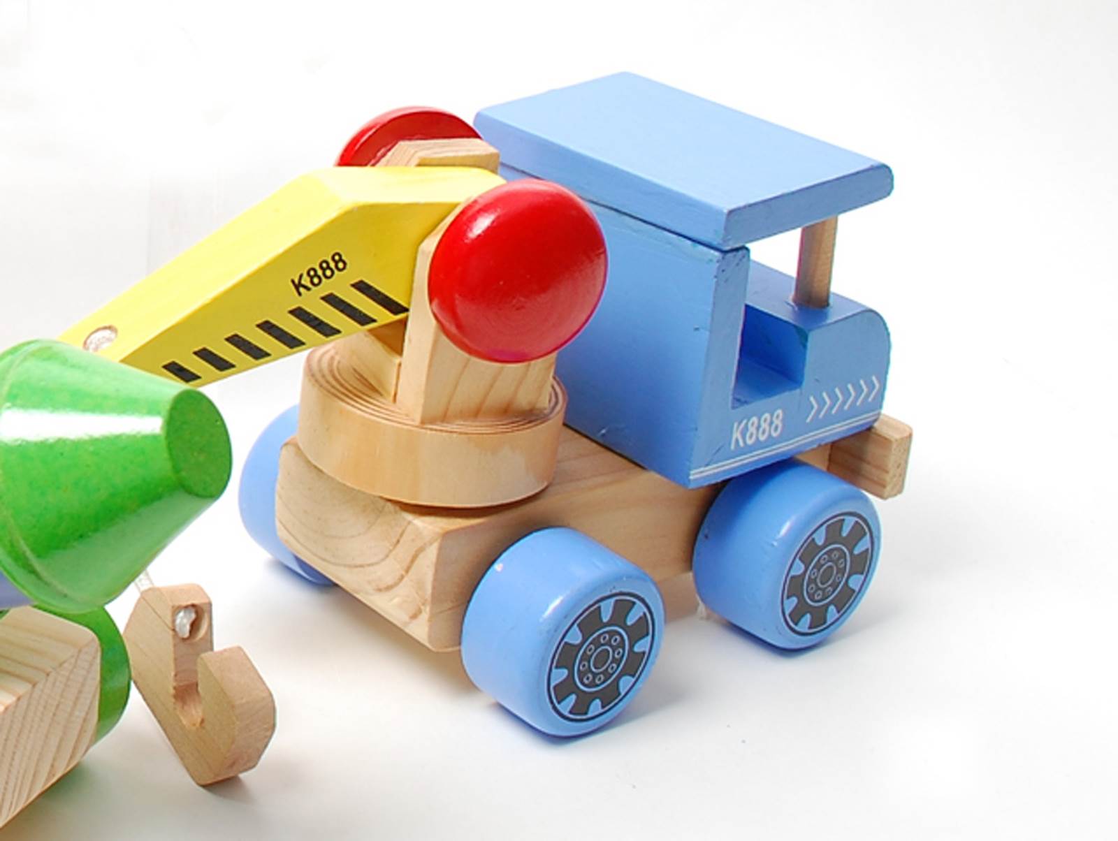 Traditional Wood 'n' Fun Construction Truck Toy 12m+ eBay