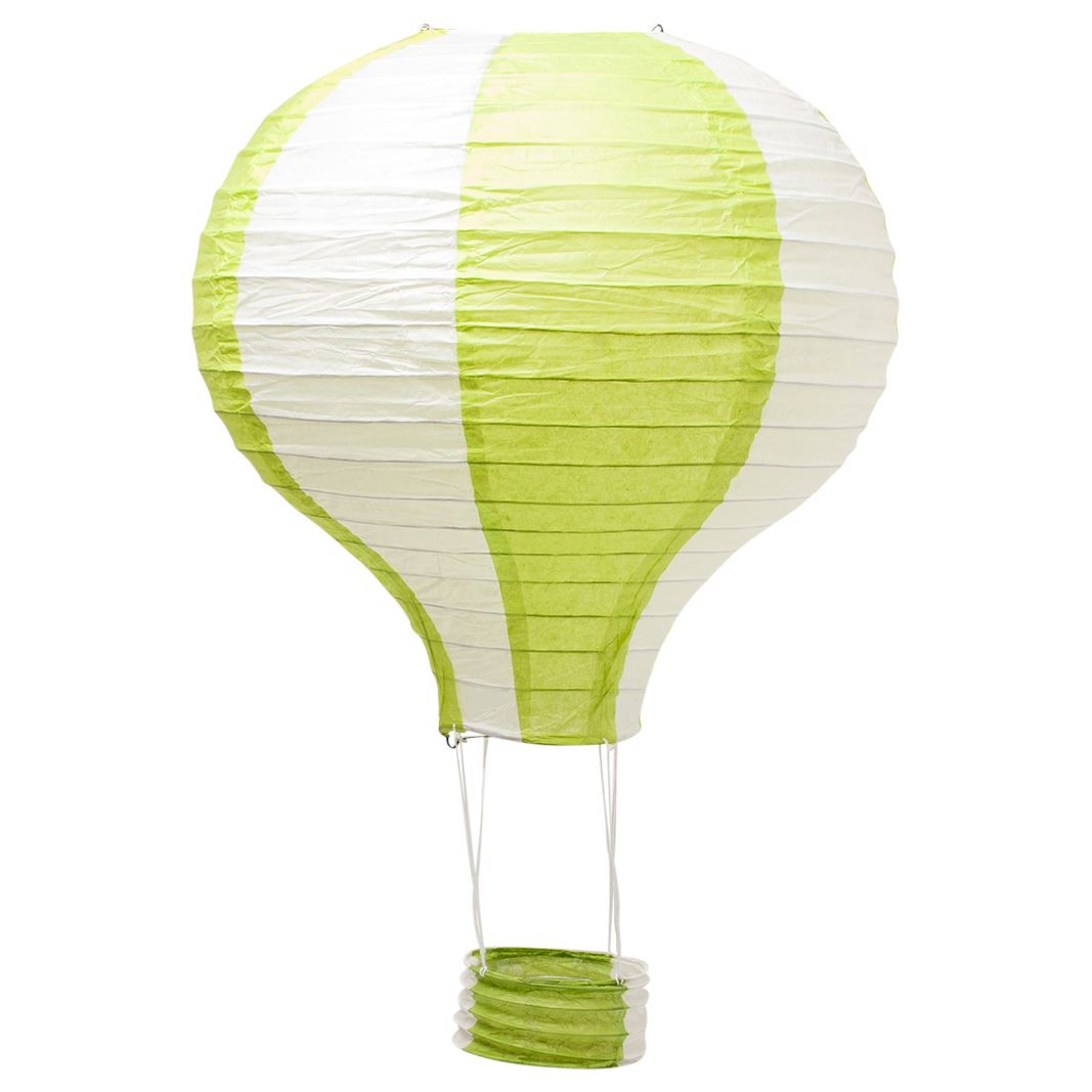 12" Rainbow Hot Air Balloon Paper Lampshade Lantern Ceiling Light Shade