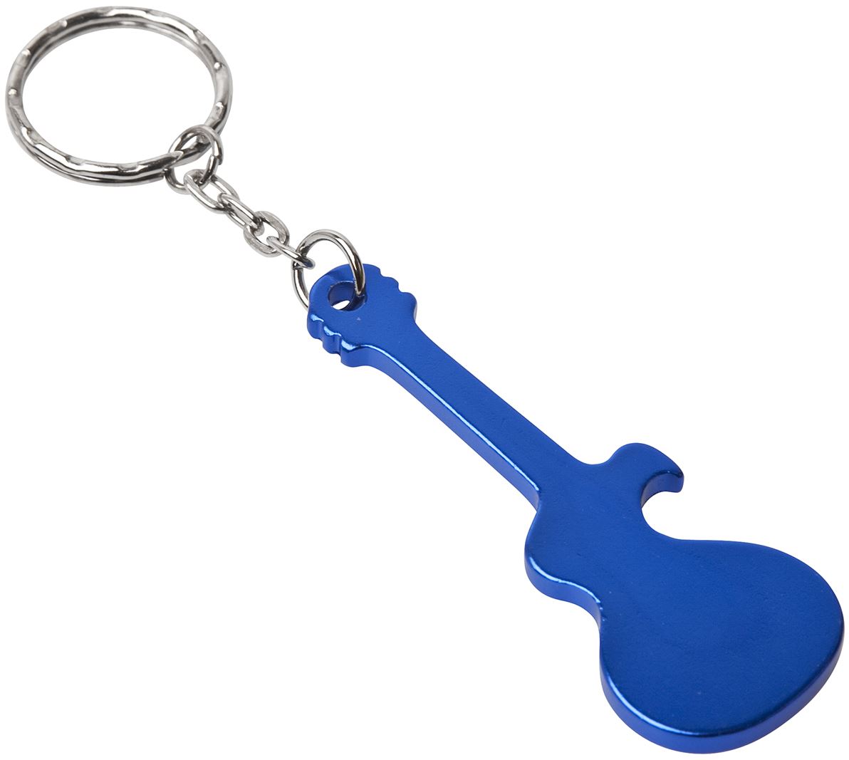 Electric Guitar Bottle Opener Keychain Keyring Metal Colourful Rocking