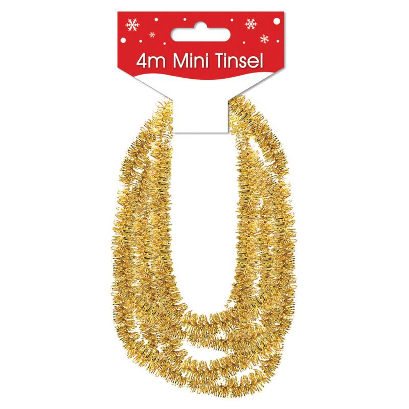 4m Mini Decorative Tinsel Garland Christmas Xmas Tree Room Party
