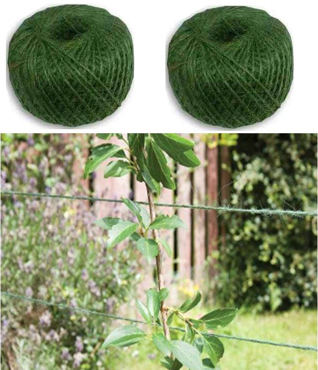 Green Jute Garden Twine Horticultural String Line Rope Tie Back Florist