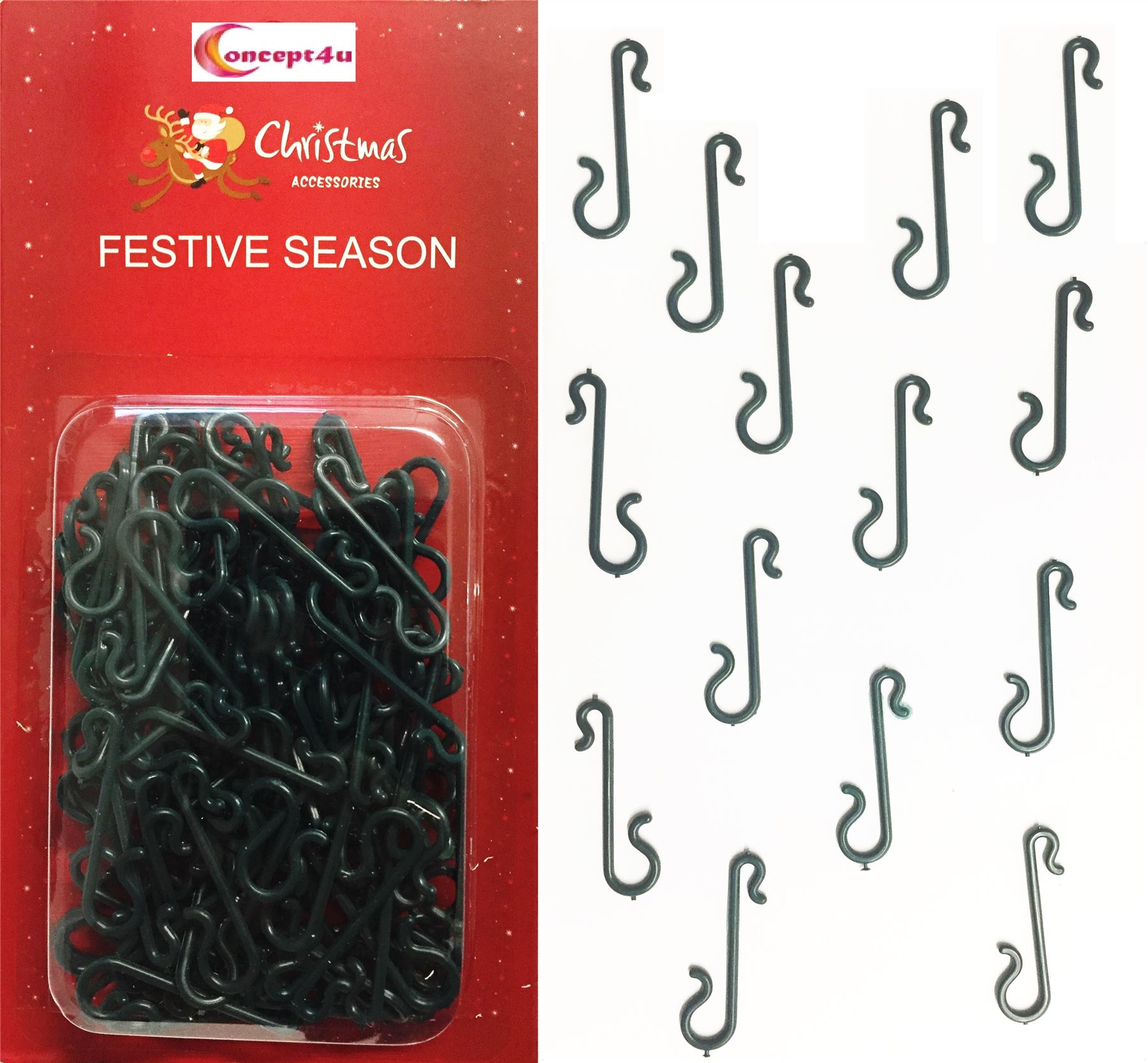 100 christmas tree ornament baubles green hooks 4cm 100 christmas tree ornament baubles green hooks 4cm