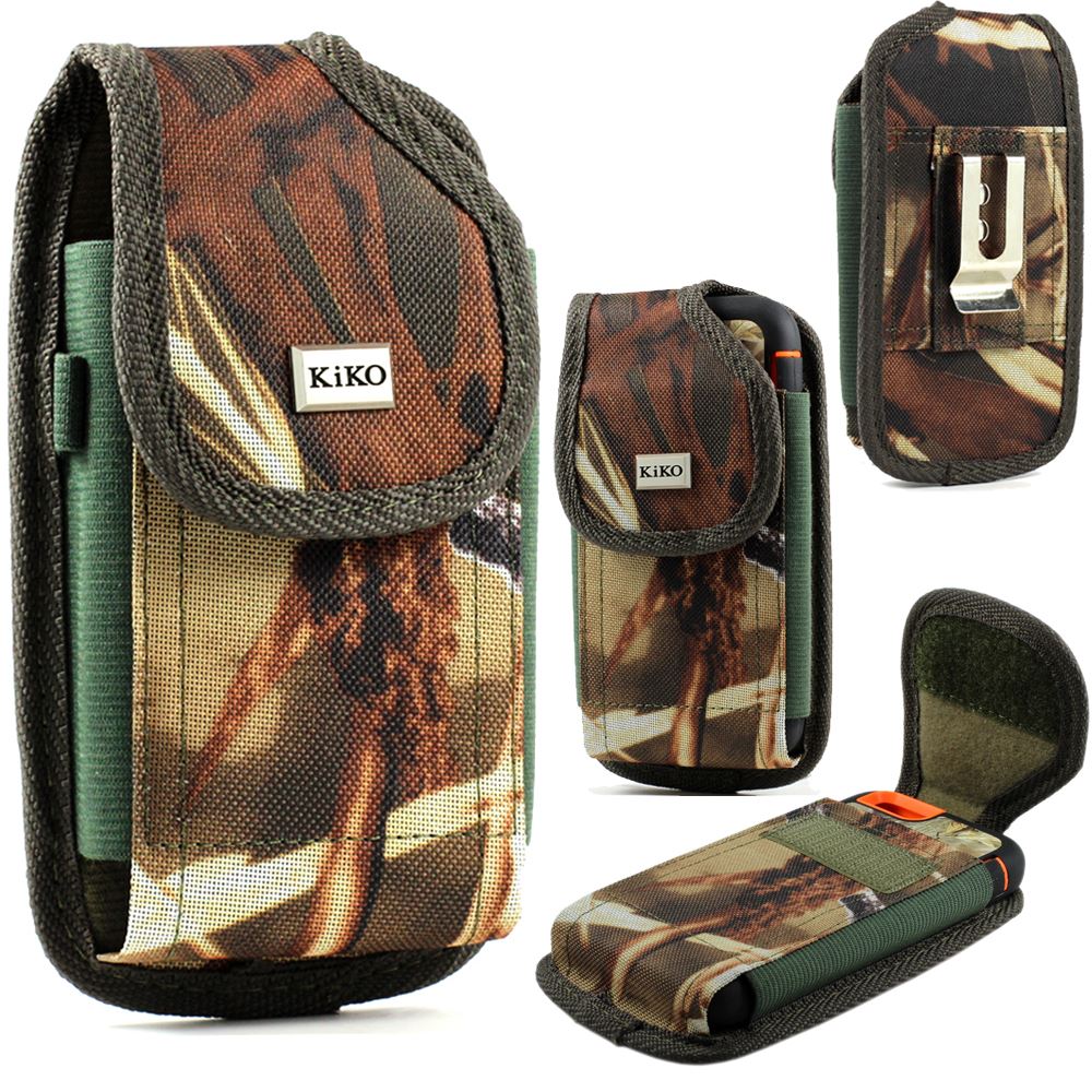 Camouflage Universal Vertical Pouch Hunter Velcro Phone Case Holster