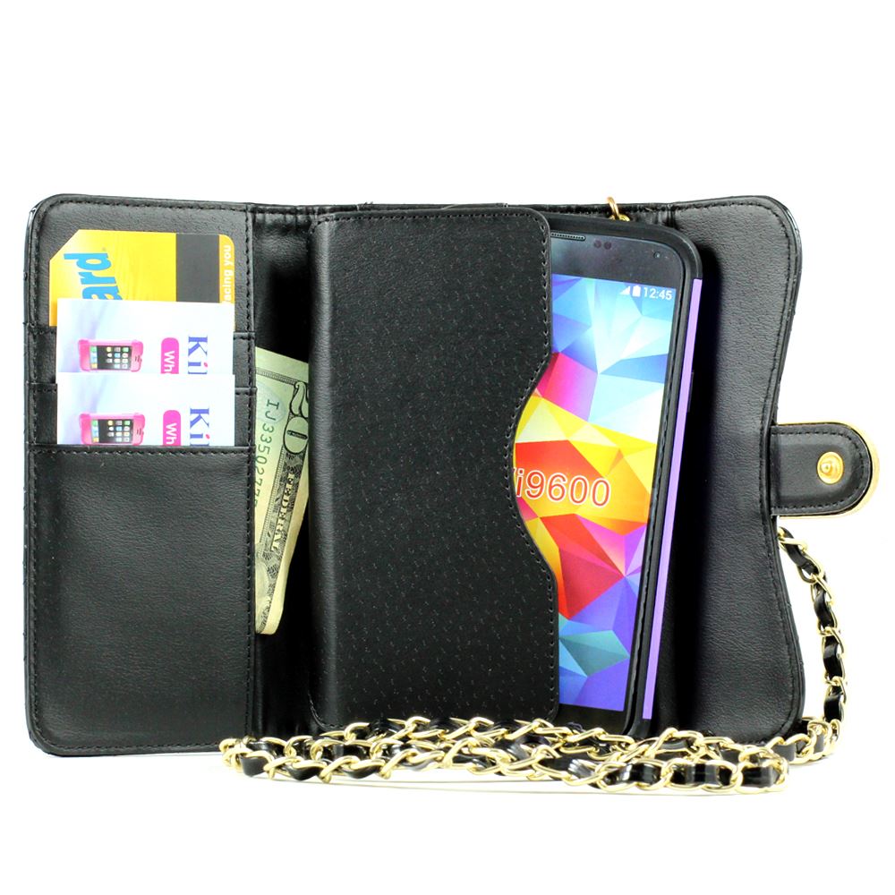 iPhone 6 Plus Universal Diamond Leather Flip Wallet Purse