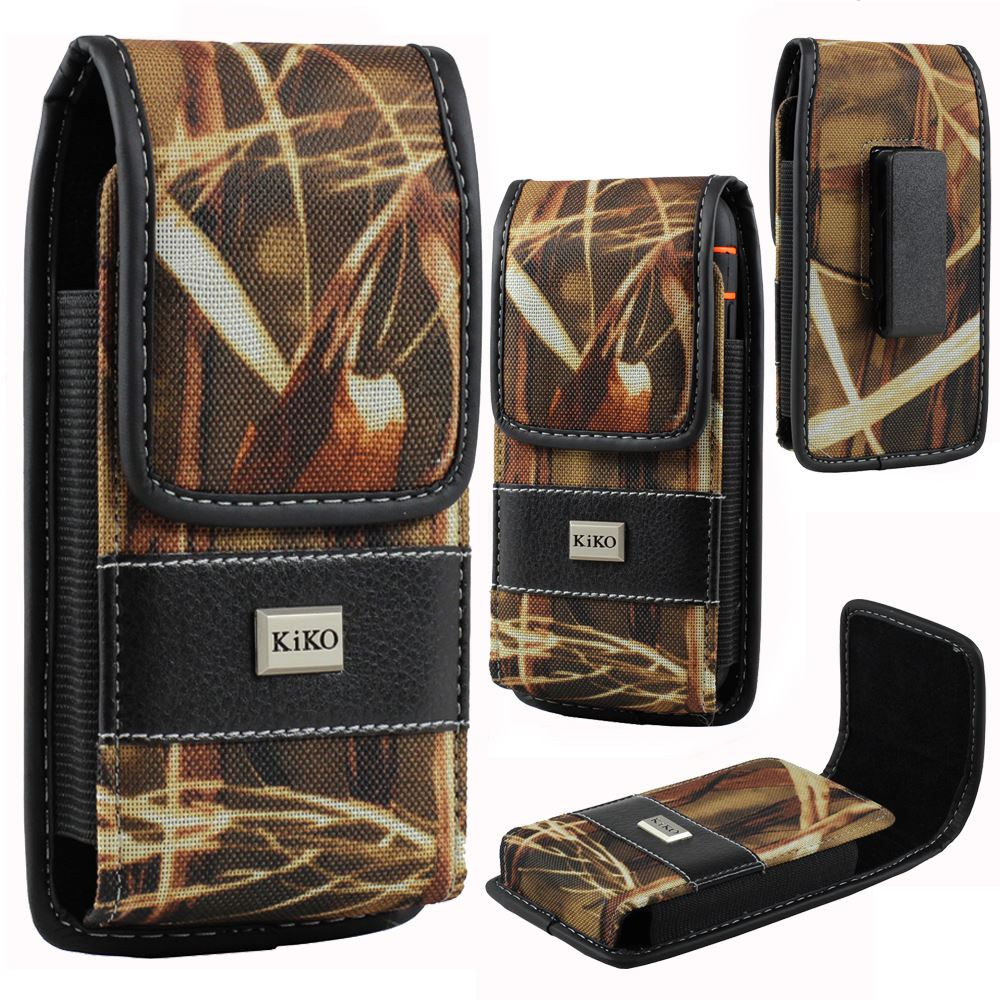 iPhone 6S Plus w Otterbox Defender Case On Pouch Universal Heavy Duty