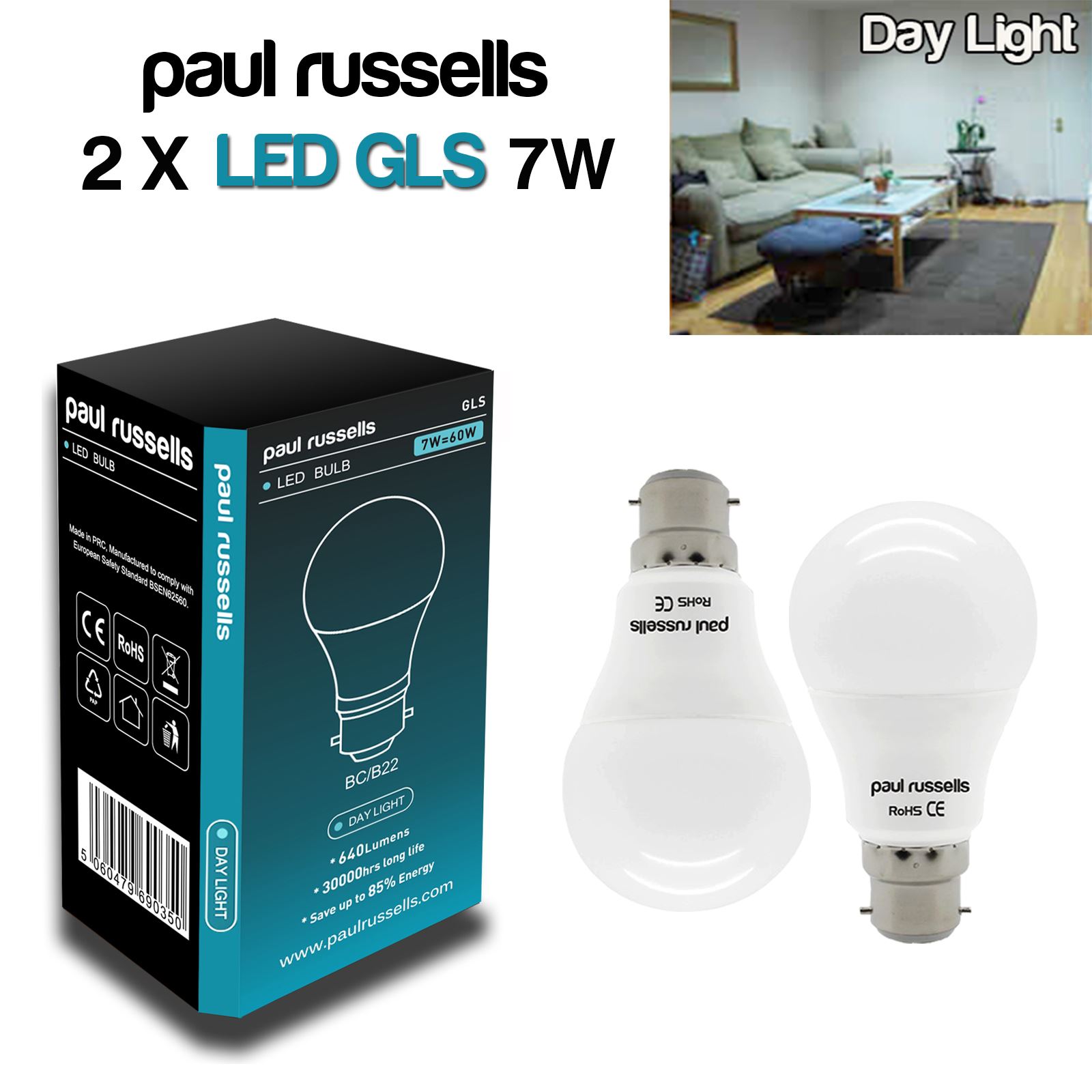 1 3 5 10 x E14 B22 E27 3W 5W 7W 12W LED GLS Candle Globe Bulbs Light BC