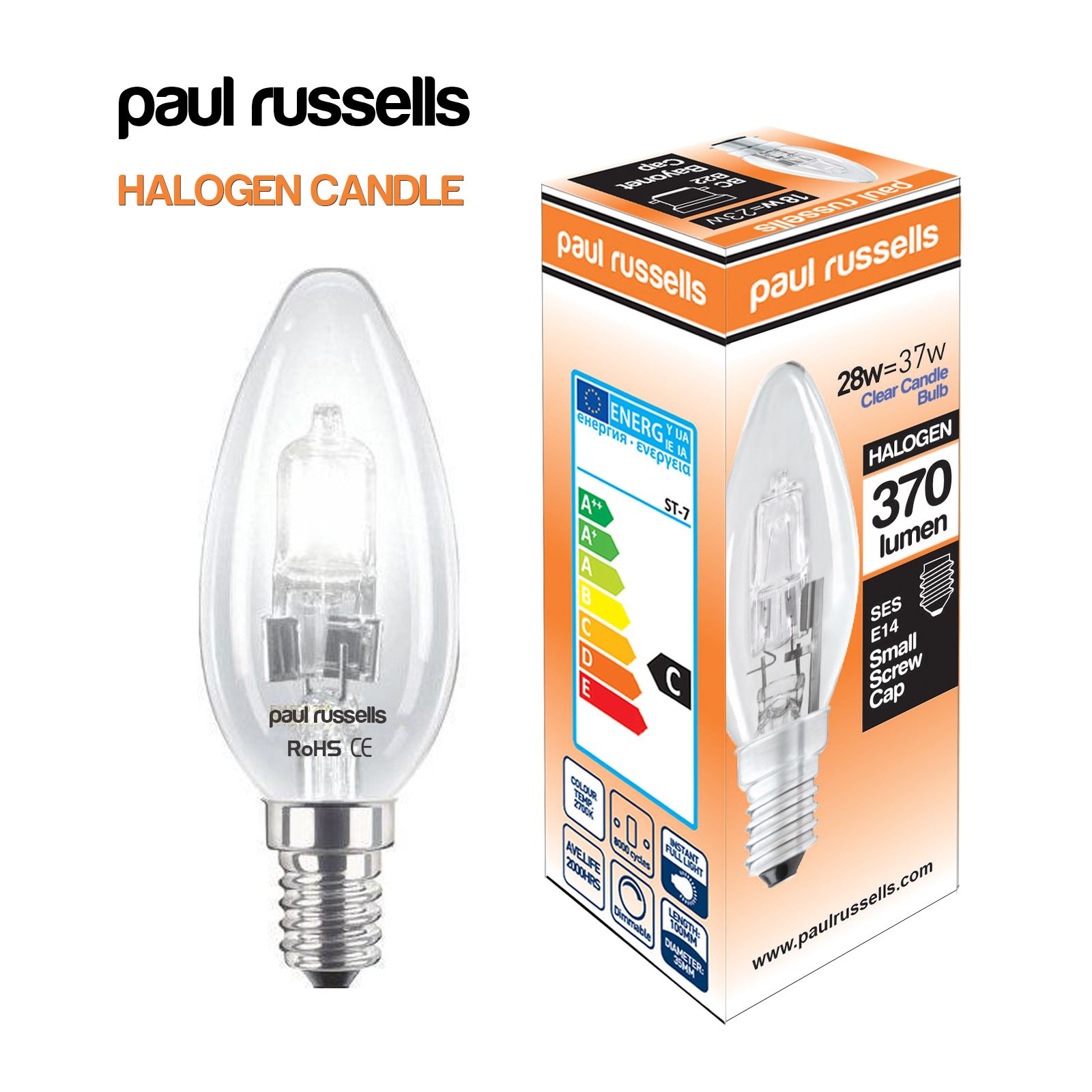 Dimmable Halogen Light Bulbs Candle GLS Round 18w 28w 42w 70w 100w SES BC ES SBC eBay